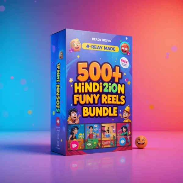 500+ HINDI 2D ANIMATION FUNNY REELS BUNDLE + FREE BONUS