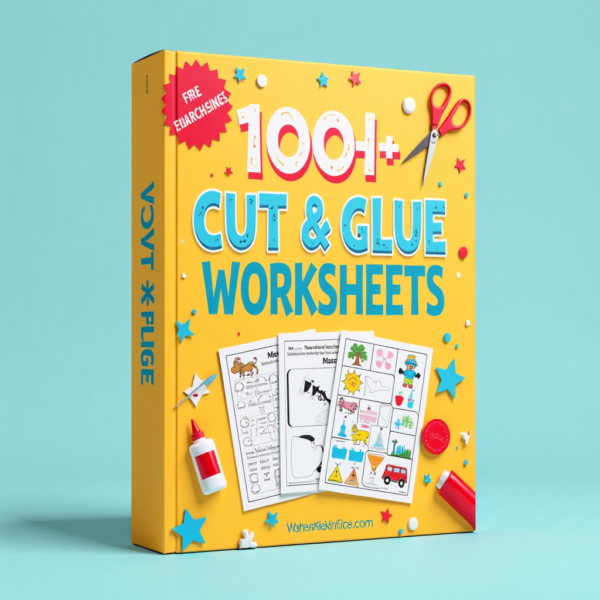 1000+ Cut and Glue Worksheets | Educational A4 Printables (PDF)