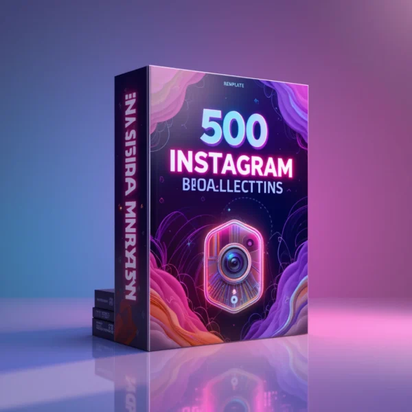 500 Instagram Sales and Marketing Template