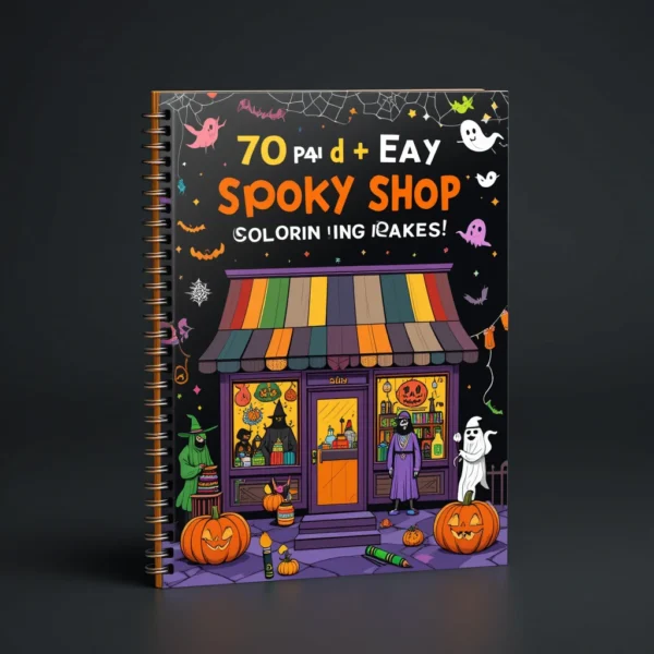 70+ pages  bold & easy spooky shop coloring pages