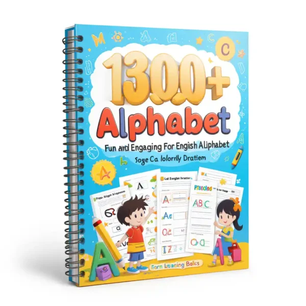 1300+Pages Worksheet for English Alphabet