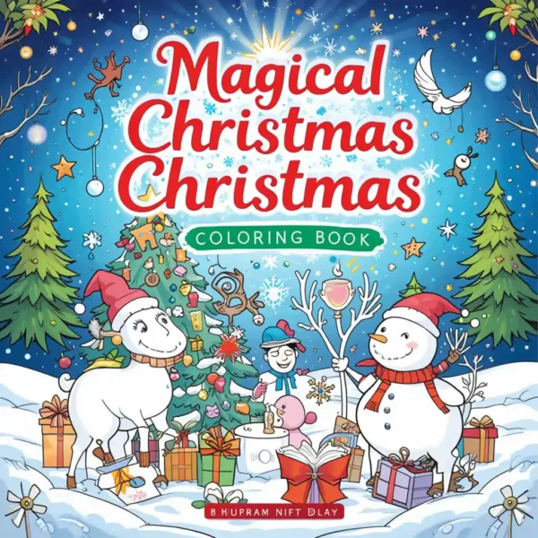 Magical Christmas Coloring Book: 70 Festive Pages for Holiday Fun