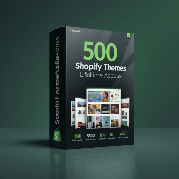 500 Shopify Themes (Lifetime Access)