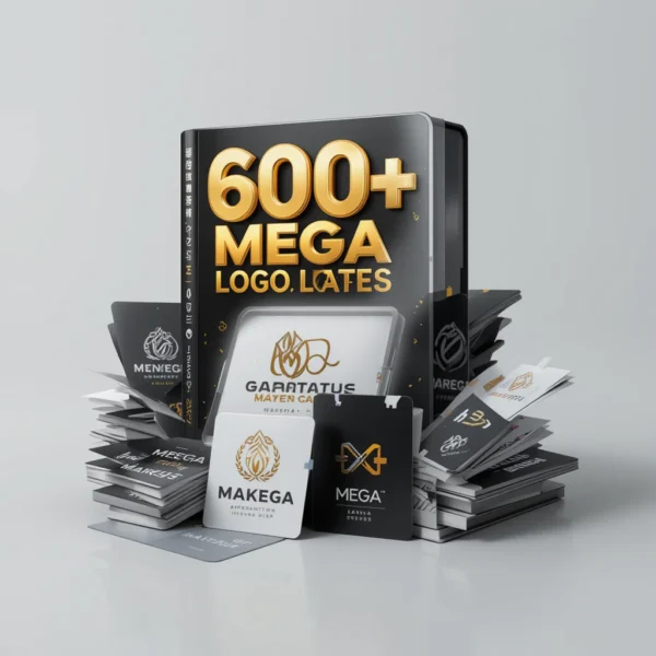 🎨 600+ Mega Logo Templates – The Ultimate Branding Toolkit!