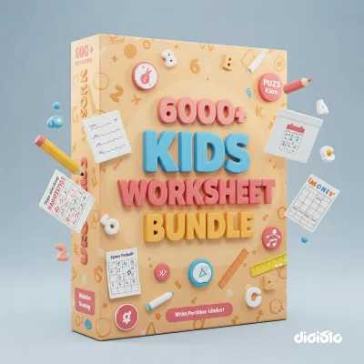 6000+ Kids Worksheet Bundle